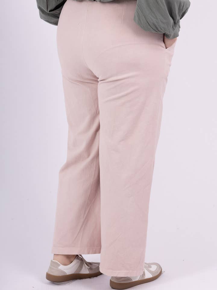 Pépouz' Paris - Wholesale Pants - Women's - PLUS SIZE Pants 97% cotton with buttons PPN2509GT7