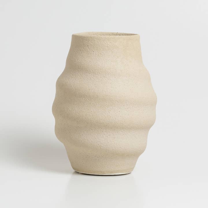 o cactuu - Wholesale Vase - Aonia Glazed Cream Vase - Handmade - Ceramic - Decor1