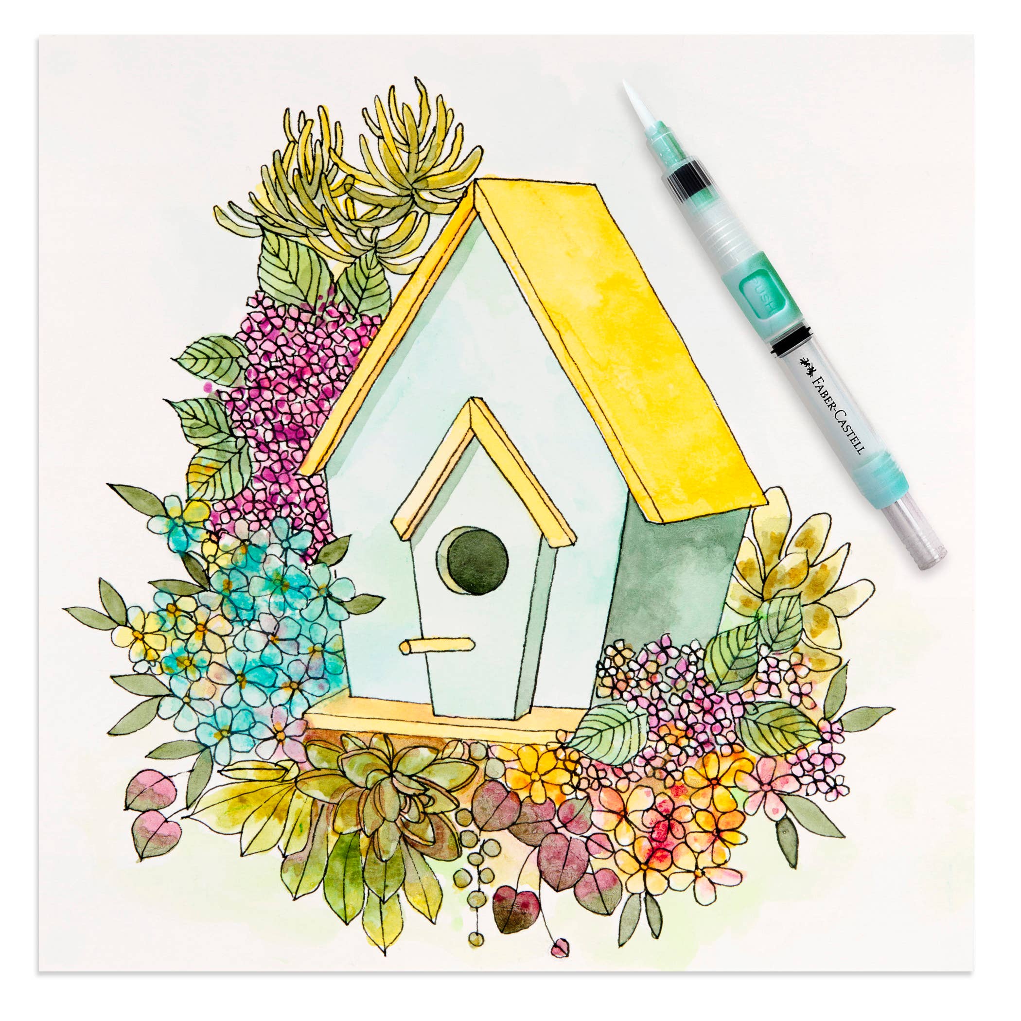 Faber-Castell / Creativity for Kids - Wholesale Paint/Wax Brush - Deluxe Refillable Artists' Water Paint Brush7