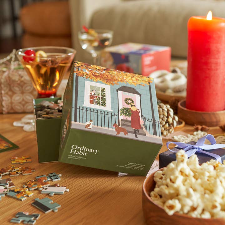 Ordinary Habit - Wholesale Puzzle - Adult - The Colors of Christmas - 100 Piece Puzzle1