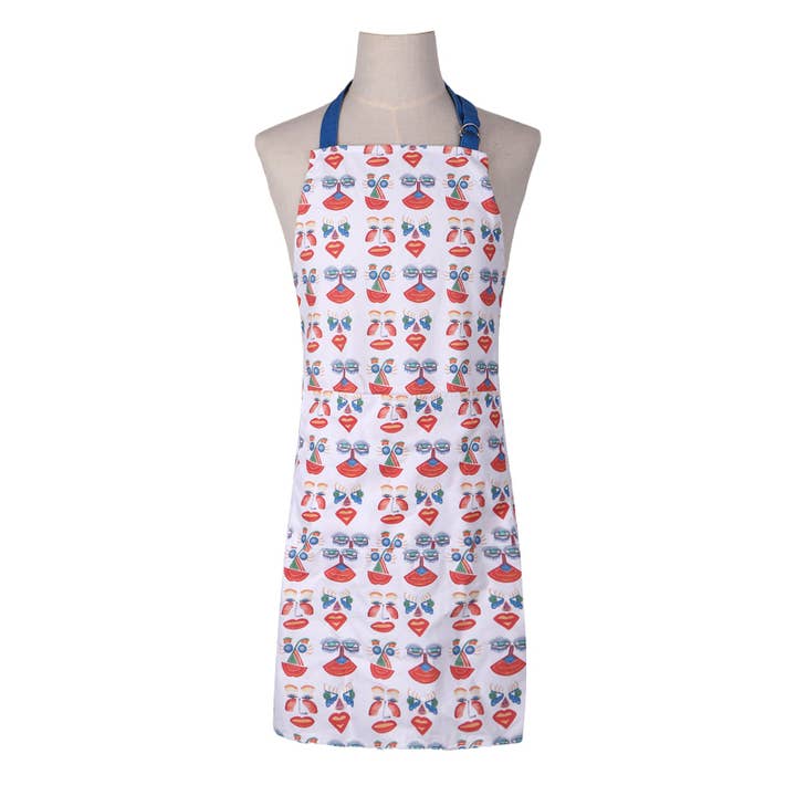 Hvidt forklæde for engroshandel hos Charlotte Müller design