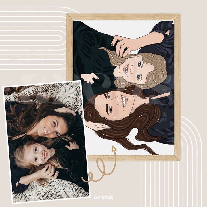 Portrait numérique pour la vente par Arcus_Wallart