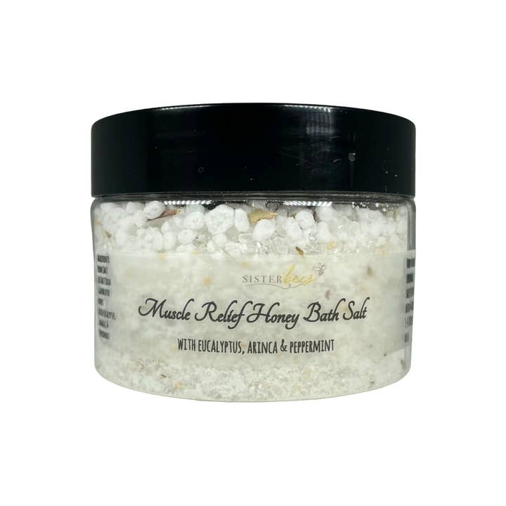 Sister Bees LLC - Wholesale Bath Salts - Muscle Relief Honey Bath Salts1