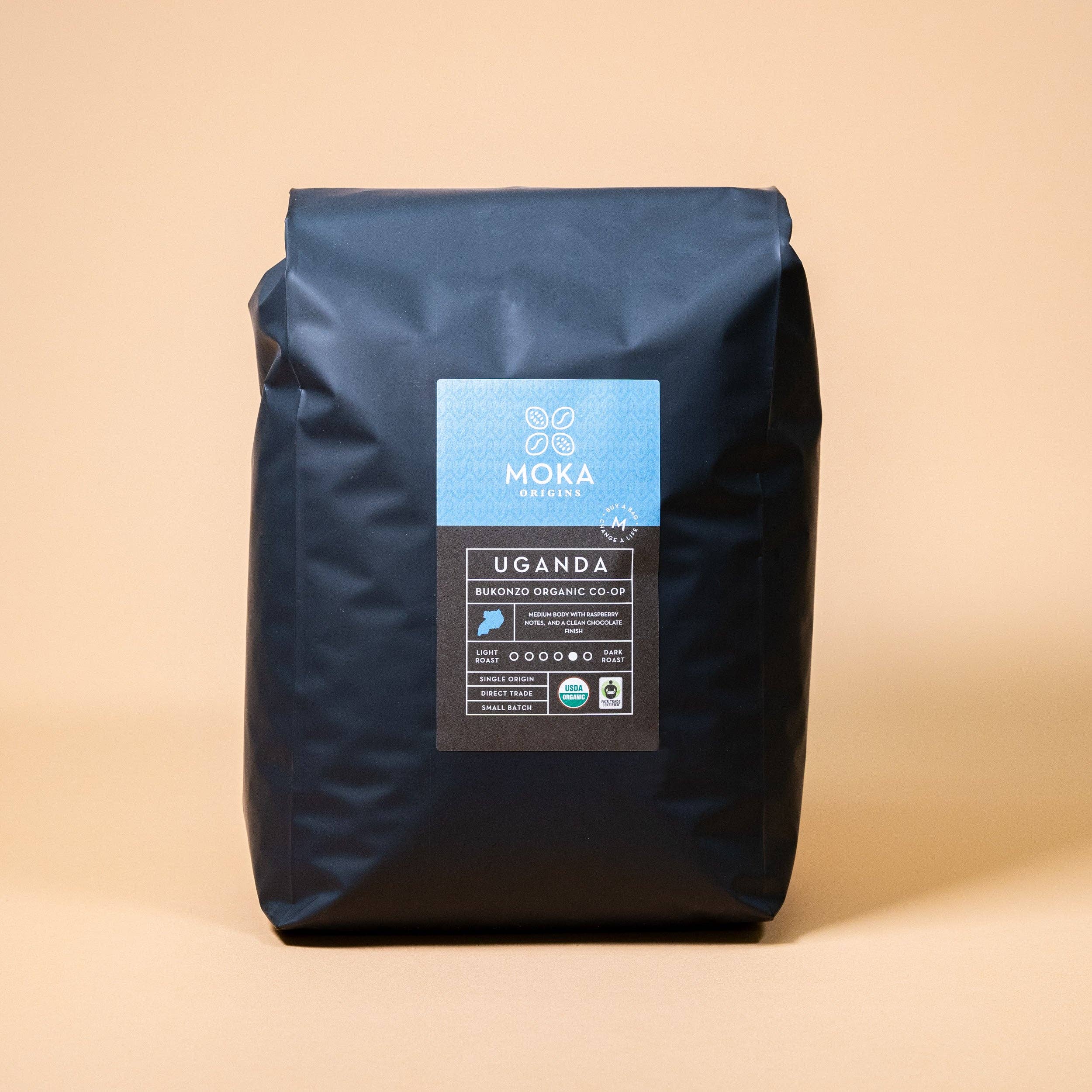 Moka Origins – Engroshandel Kaffebønner – Uganda Bukonzo Kaffe 5lb