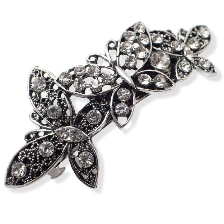 Topkids Accessories – wholesale Hair clip – Women’s – Vintage Clip Hair Accessories for Women, Diamante Hair Clips for Women Bridal Hair Accessories Hair Jewellery Hair Clips Women Silver Hair Clips Hair Grips