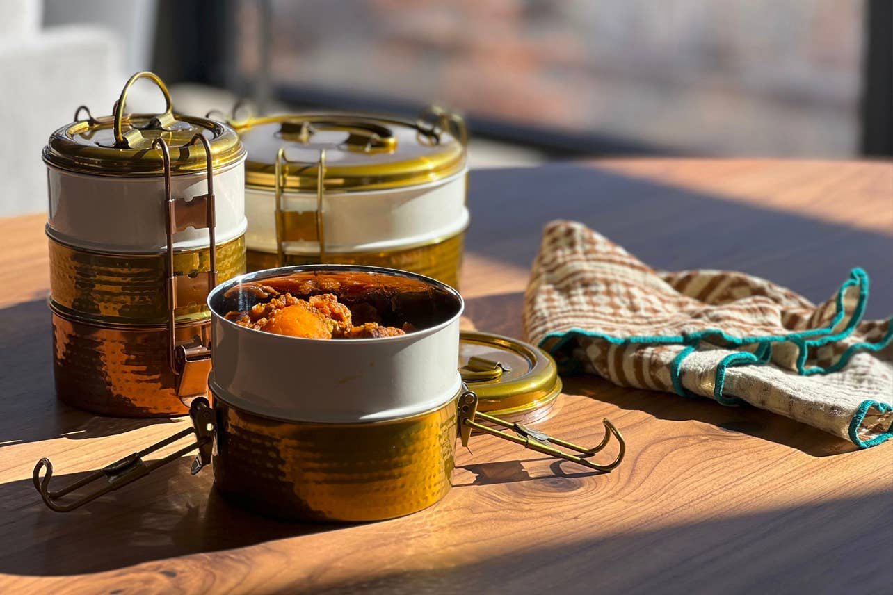 Verve Culture – wholesale Lunchlåda – Tiffin-lunchlåda - liten med 3 lager2