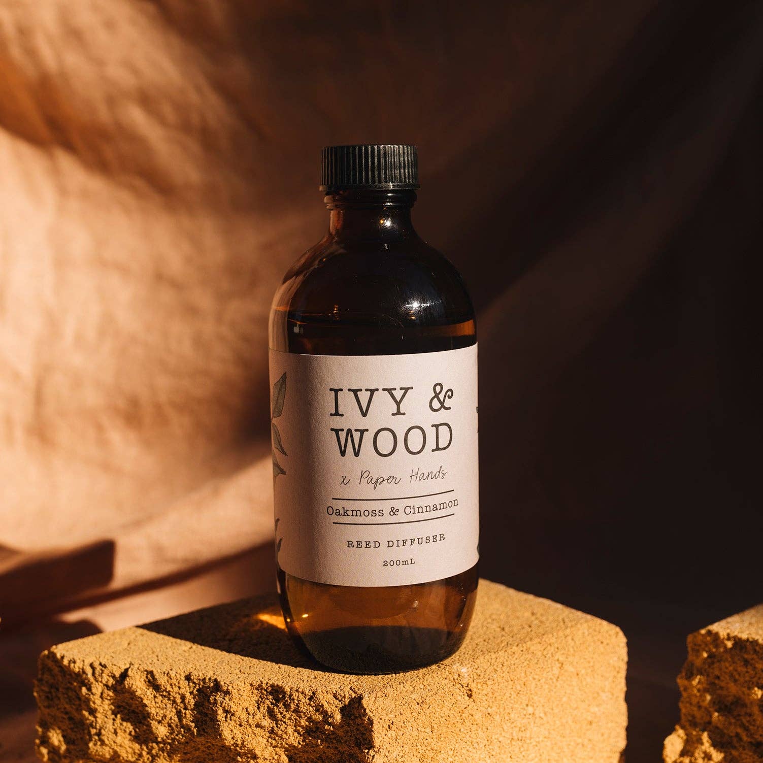 Ivy & Wood - Vendita all'ingrosso Diffusori a lamella - Botanico: diffusore a bastoncini di muschio di quercia e cannella2