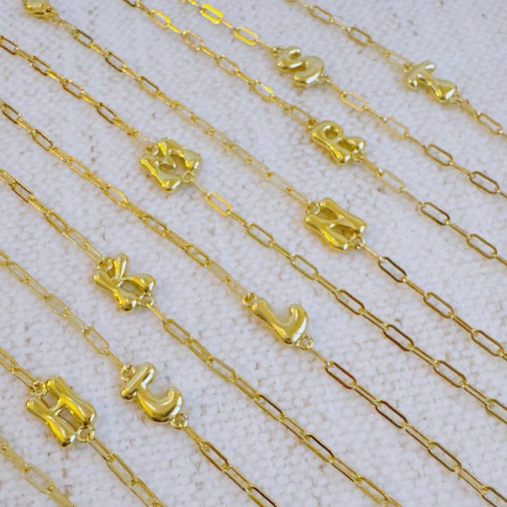 Ellison+Young - Vendita all'ingrosso Bracciali a catena e a maglie - Bracciale Iniziale Mini Palloncino