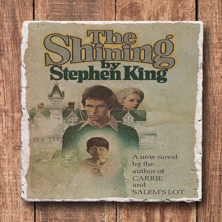 Classic Book Coaster - The Shining - Stephen King for wholesale by Black Angel Designs