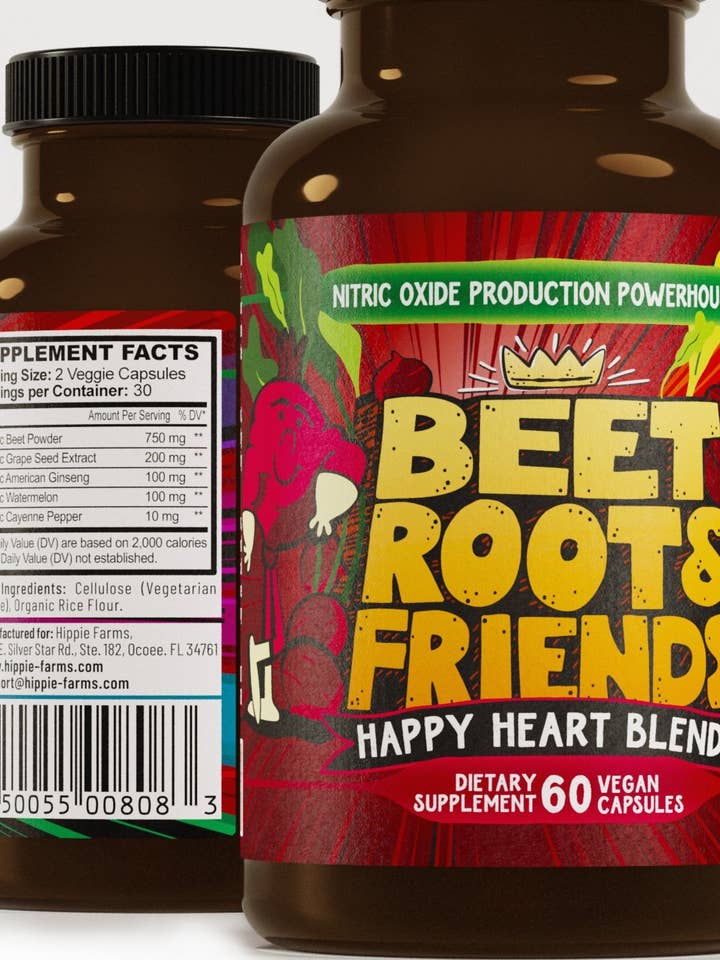 Beet Root & Friends - Happy Heart Blend for wholesale by Hippie Farms