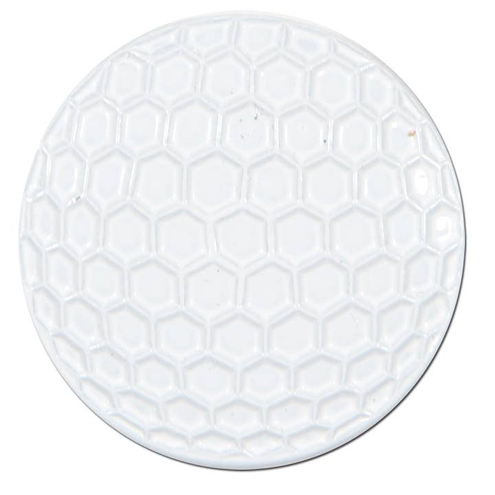 White Golf Ball Marker for wholesale by Fun Markers