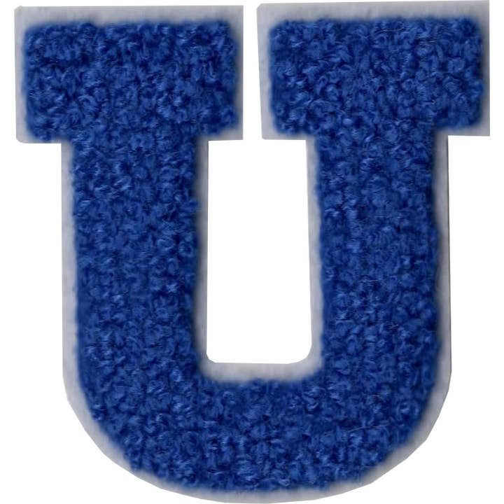 Patch Points - Wholesale Patch - Royal Blue Chenille Iron on Letters20