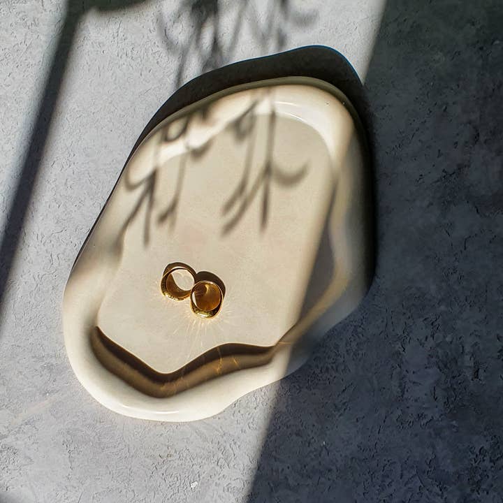 Gokican – wholesale Jewellery dish – Irregular Cloudy Curvy Tray- Jewellery Holder - Home Decor2