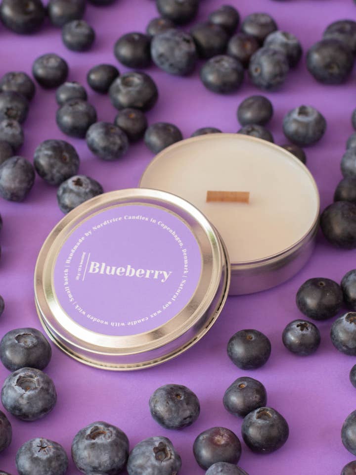 Geursojakaarsen M, Blueberry 50g voor wholesale door Nordtrice
