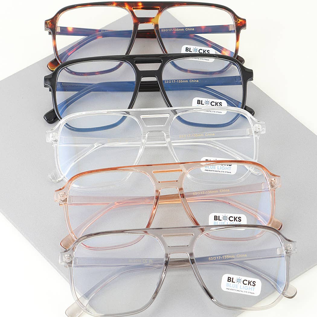 MIX Blue Light Blocker optische brillen - set van 4 verschillende modellen voor groothandel op Faire0