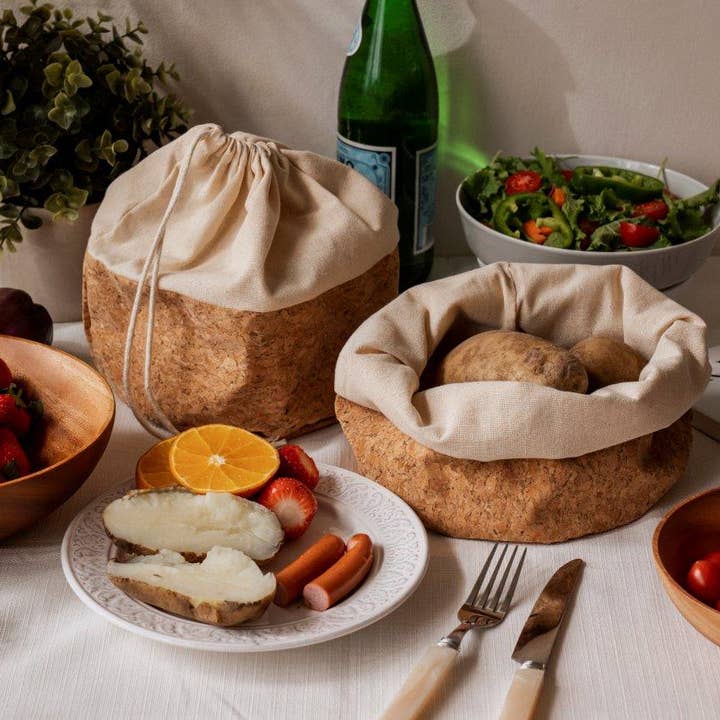 NUTS Innovations - Wholesale Bread Box - Brotsack - fruit basket L with cork cord2