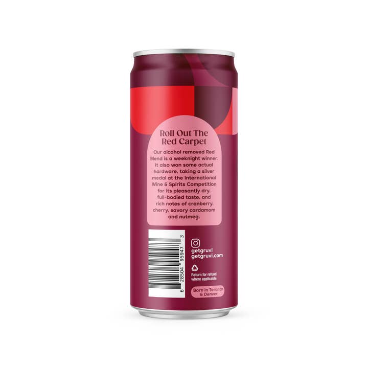 Grüvi - Vente Spiritueux/Vins/Bières sans alcool - Assemblage Rouge Sec Sans Alcool
