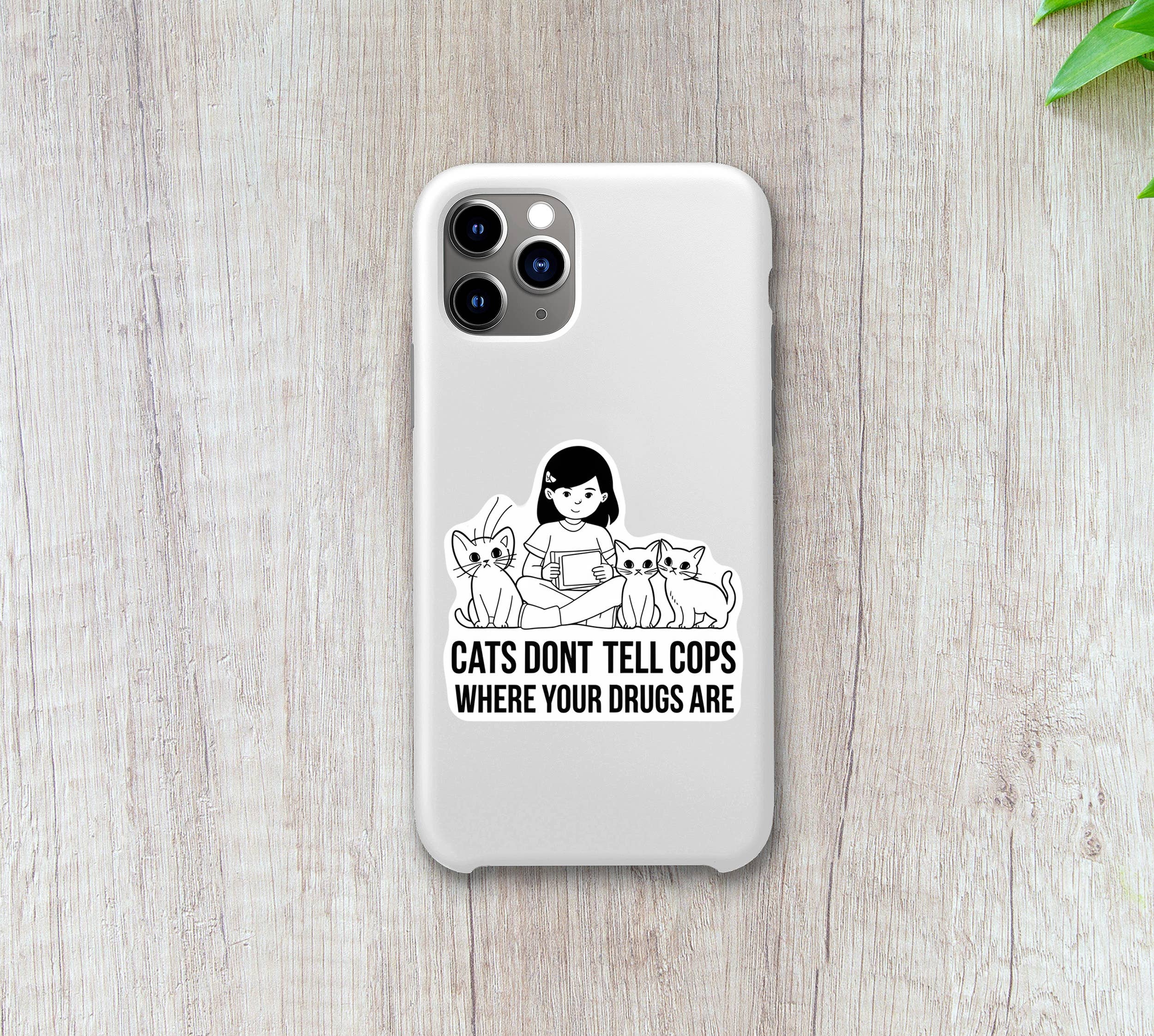 Ozark Sticker Company – Großhandel Aufkleber – Cats Don't Narc Aufkleber2