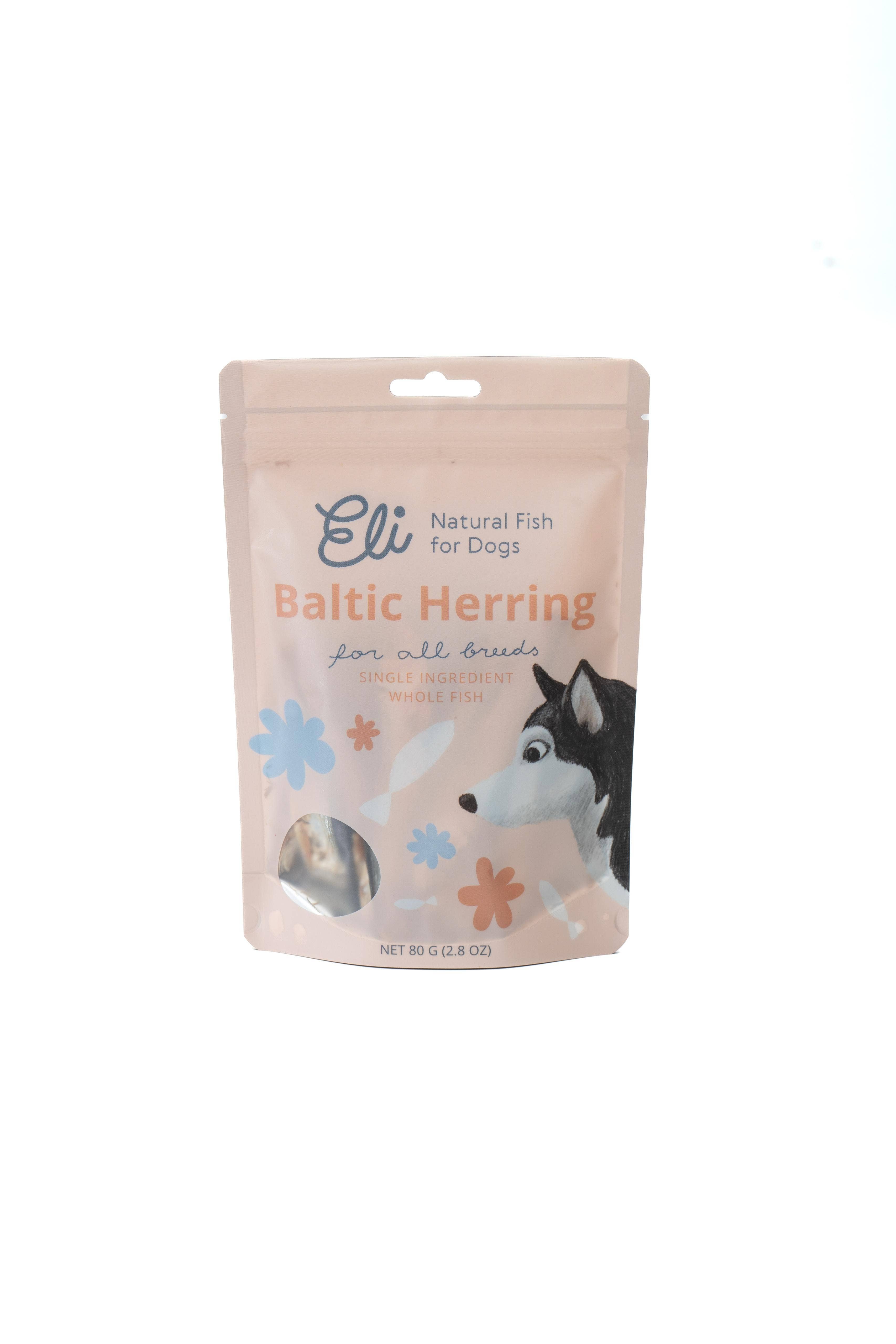 Eli Pet Products - Vente Friandises – chien - Friandises naturelles pour chiens : Harengs de la mer Baltique séchés 80 g2