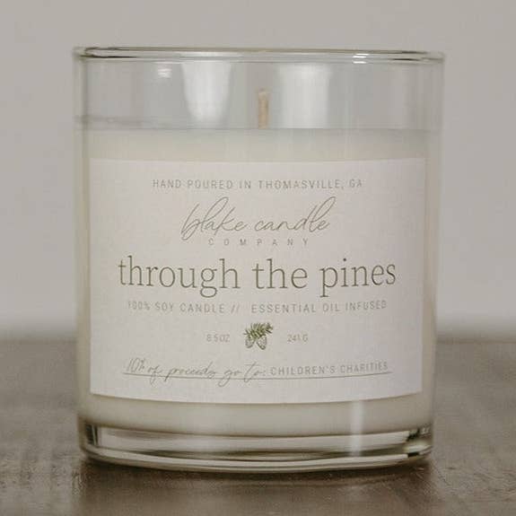 Through the Pines for wholesale by Blake Candle Company