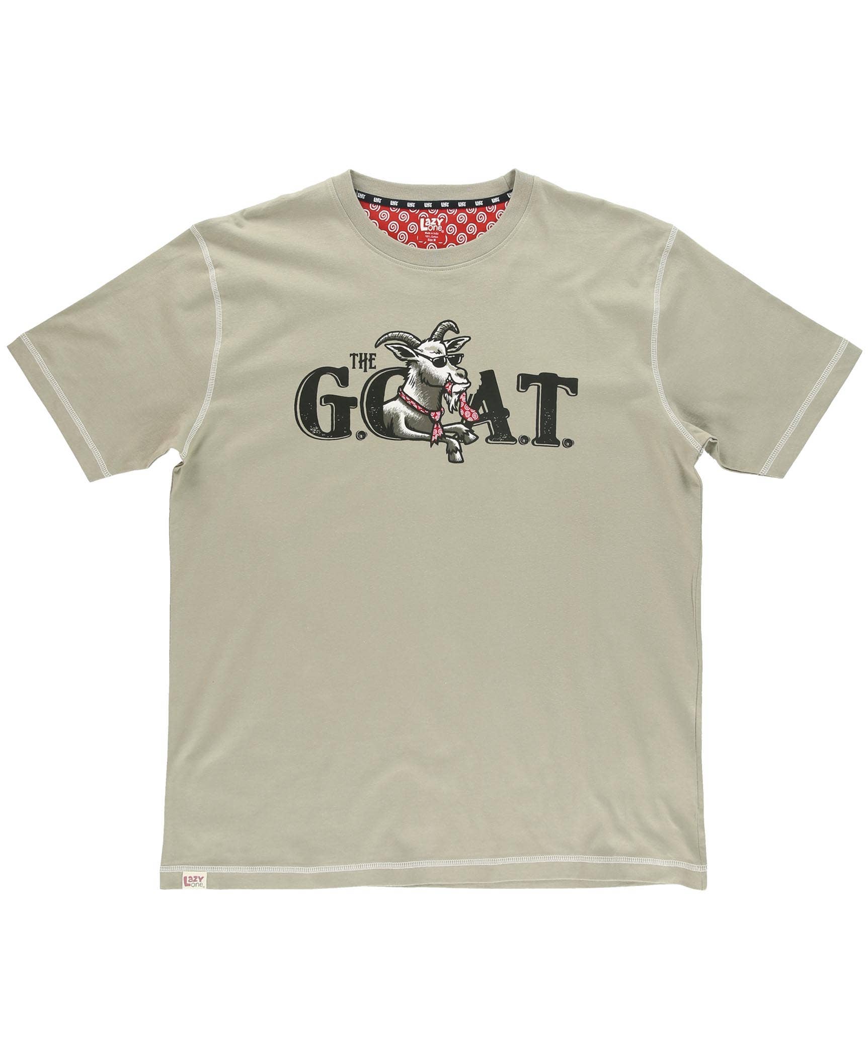 Lazy One - Wholesale Screen Printed T-Shirt - Men's - Goat Grey Men's PJ Tee0