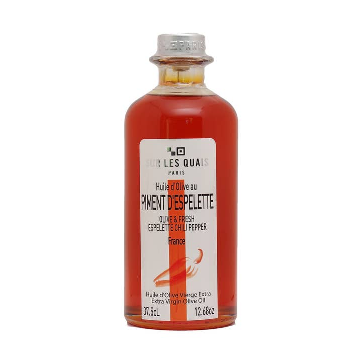 Espelette peber olivenolie 375 cl for engroshandel hos Sur les Quais