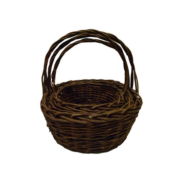 Brown Oval Willow Basket Set, 3ct. for wholesale by Tremont Floral Supplies
