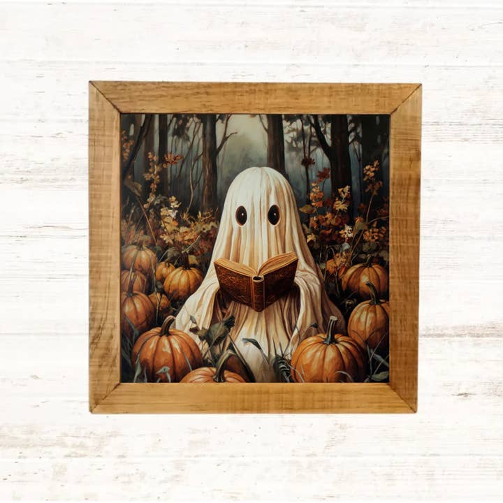 Spooky Ghost Art Print for wholesale by Blooms By E. Marie