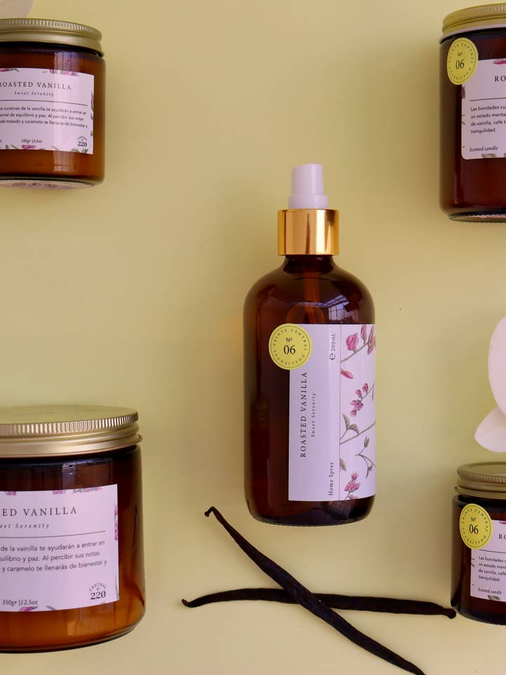 06 | Anti-anxiété | Vanille torréfiée | Bougie parfumée pour la vente par Central 220