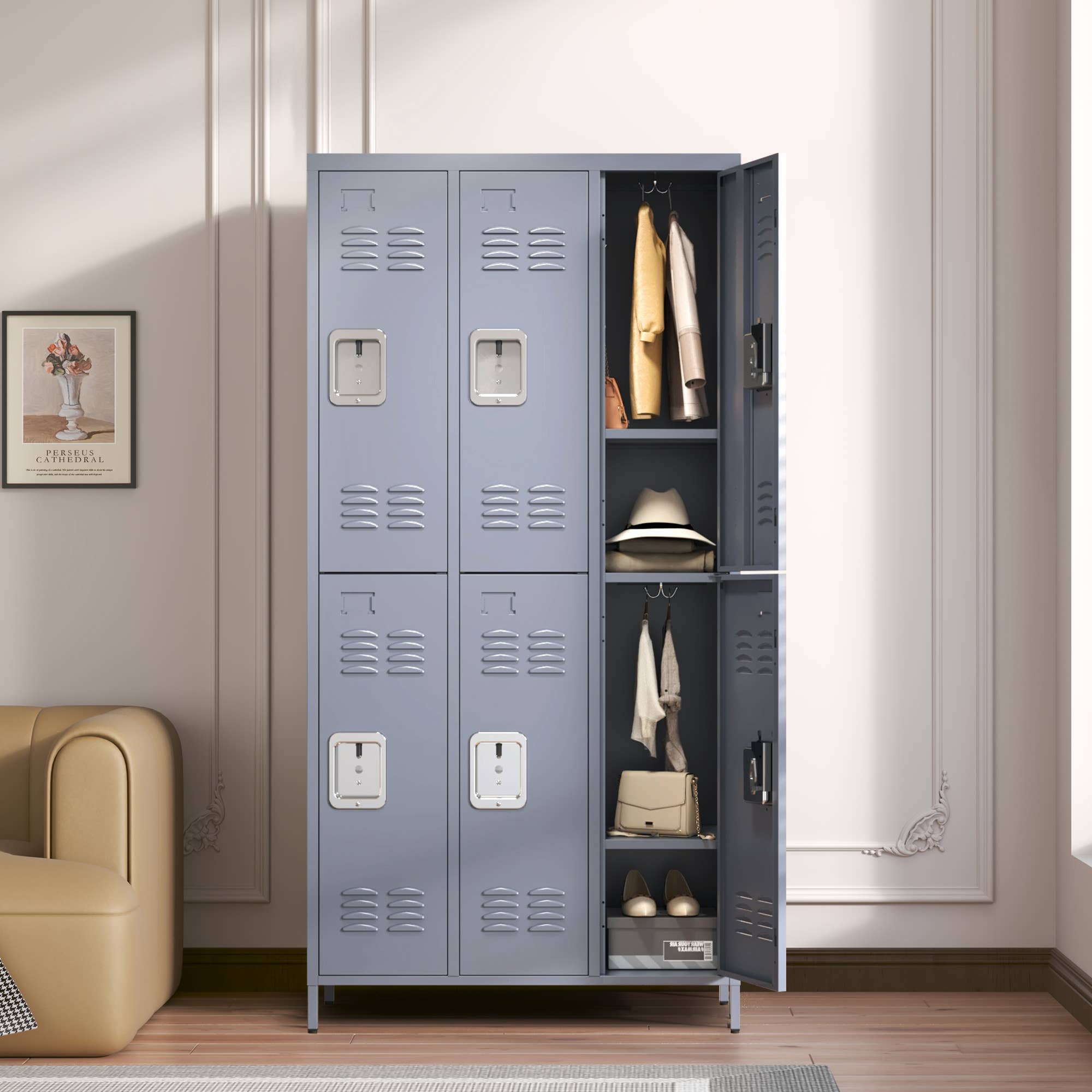 39F Inc. - Wholesale Cabinet - 72inH Storage Lockers for Employees,Home,Gym,School,Garage26