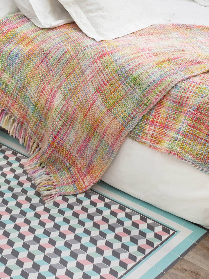 Tappeto - Rubik Gamma Blue per la vendita all'ingrosso da parte di Mamut Big Design