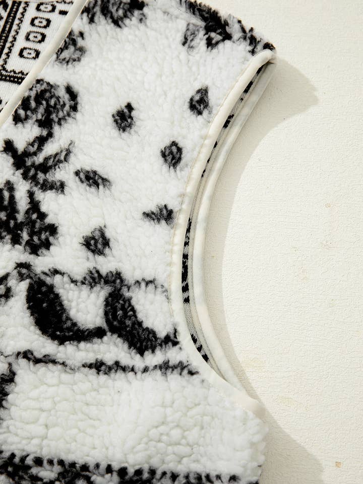 Beige Elizabeth Western Fashion Vest Jacket for wholesale on Faire3