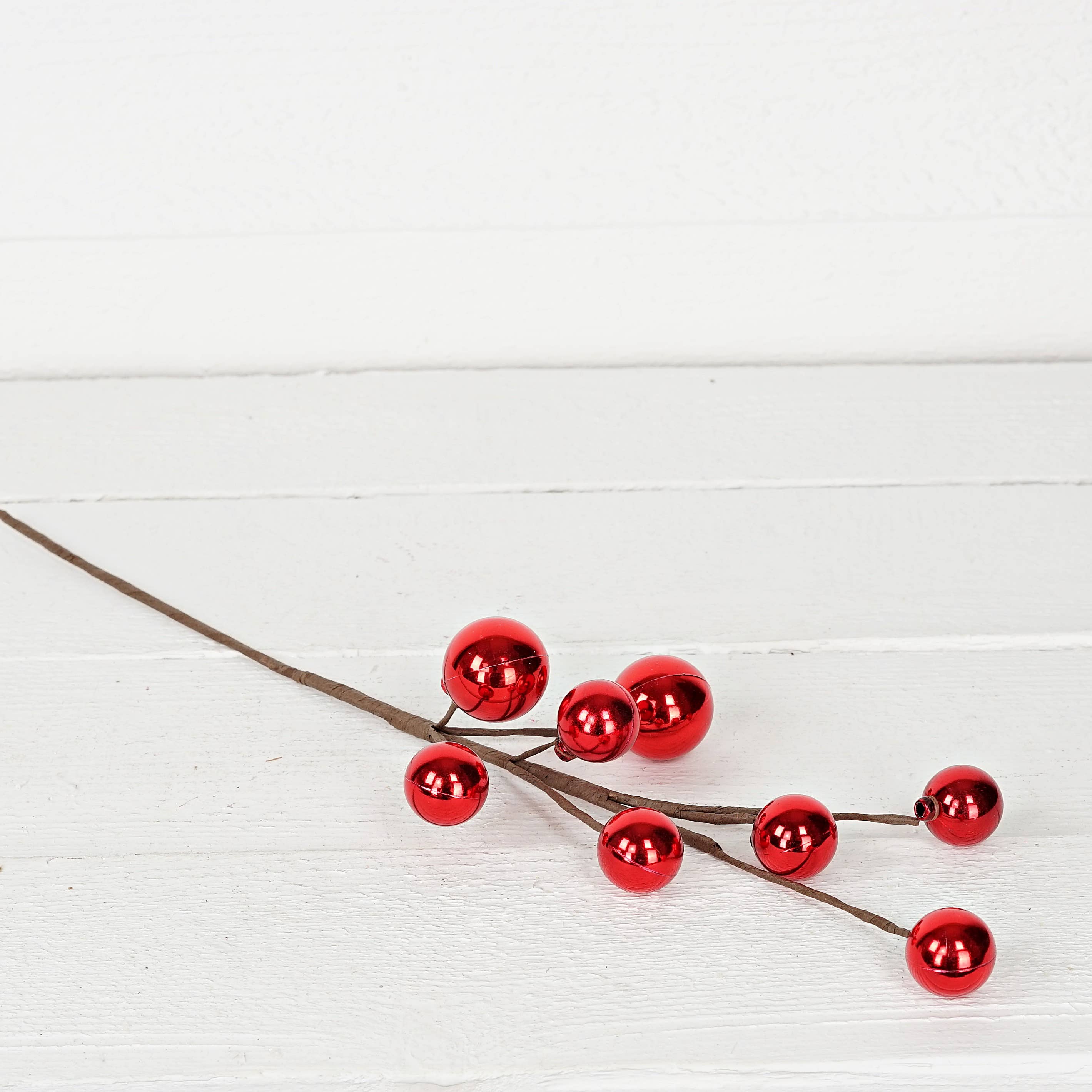 Holiday Depot Inc. - Wholesale Christmas Decoration - ISB60991- 19in Ornament Ball Spray-RED-3