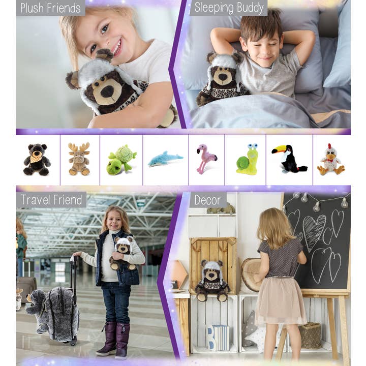 Cota Global – wholesale Fyllda/plyschleksaker - Barn och baby – Supermjuk plysch med kläder - Grizzlybjörn