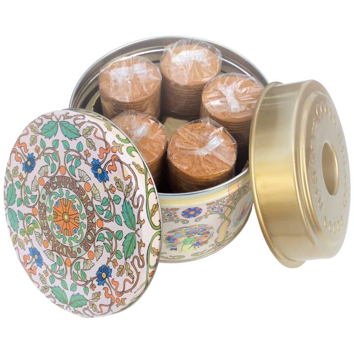 B&R Classics - Wholesale Cookie - Nyakers Original Gingersnaps Botanical Mailing Tin1