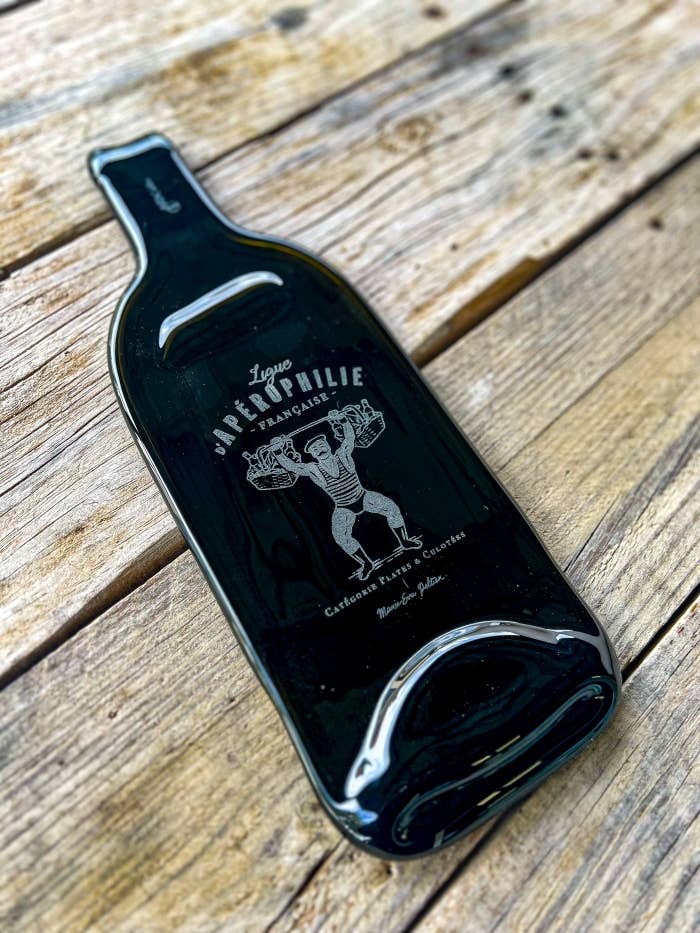 PLATES & Culotées - Wholesale Decorative Plate/Dish/Bowl - THE ILLUSTRATED DISHES Aperophilia - brown1