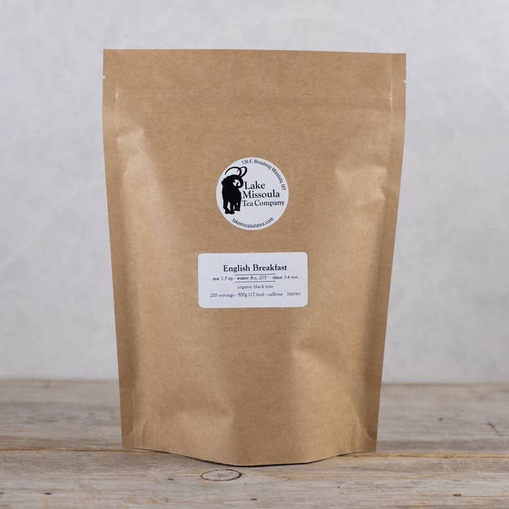 English Breakfast (500g) for wholesale by Lake Missoula Tea Company