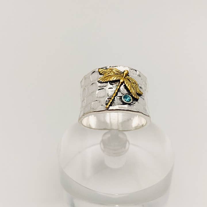 Mio Queena - Wholesale Cocktail/Statement Ring - Dragonfly-shaped Retro Ring