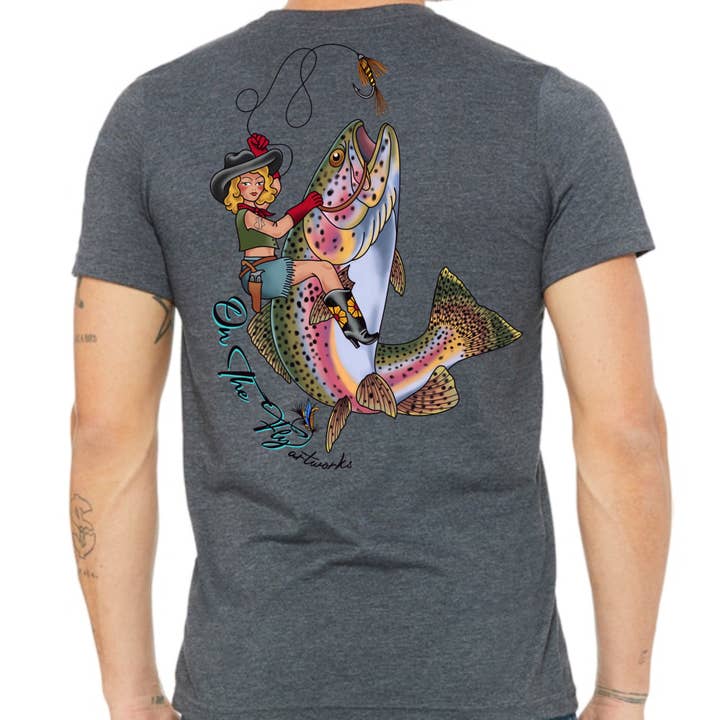 WRANGLIN’ THEM BOWS! Unisex Tee for wholesale by On The Fly Artworks