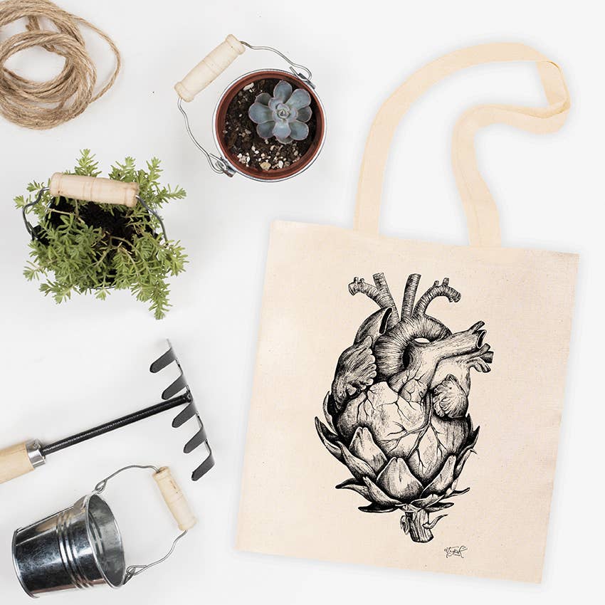 Atypik' Concept - Wholesale Tote Bag - Women's - Artichoke Heart Tote Bag0
