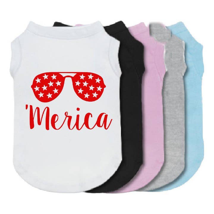 Merica Hundehemd für den Großhandel von The Honest Dog Company