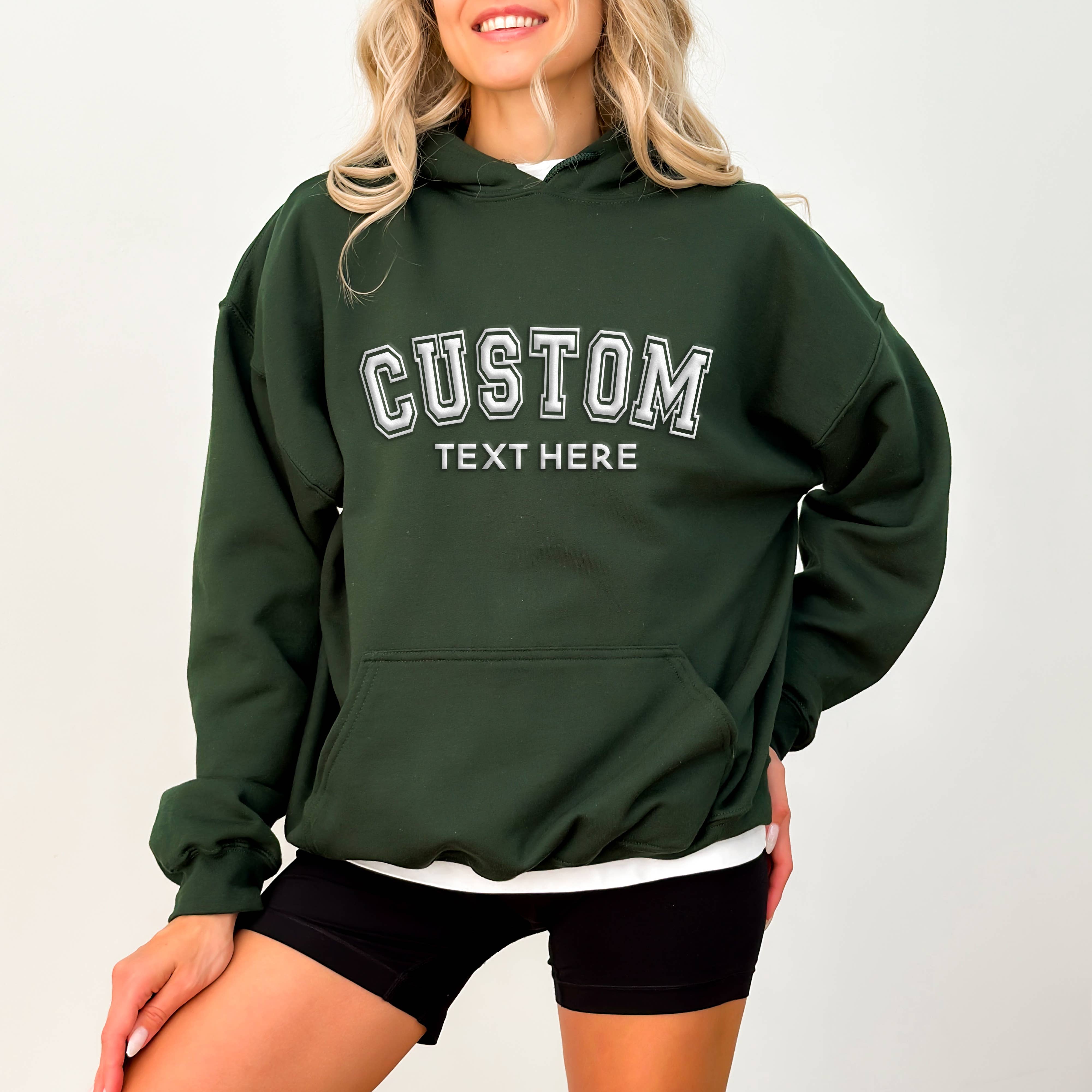 Nobullwoman Apparel - Wholesale Hoodie - Women's - PUFF Print CUSTOM Small Business Unisex HOODIE15