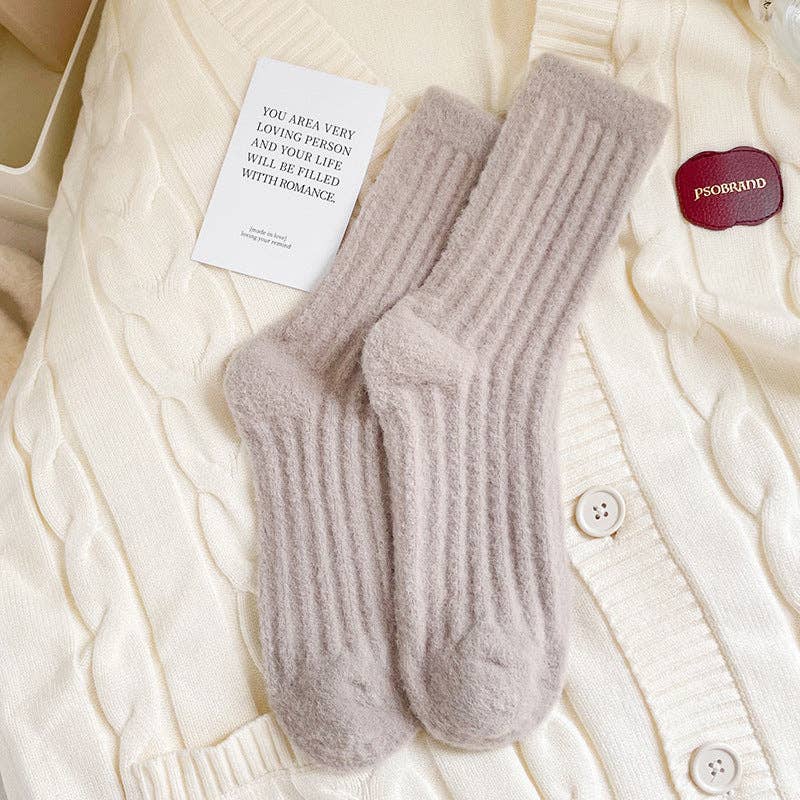 Gohobi （We cover U.S. import duties） - Wholesale Socks - Women's - Gohobi Warm Fleece Thickened Socks7