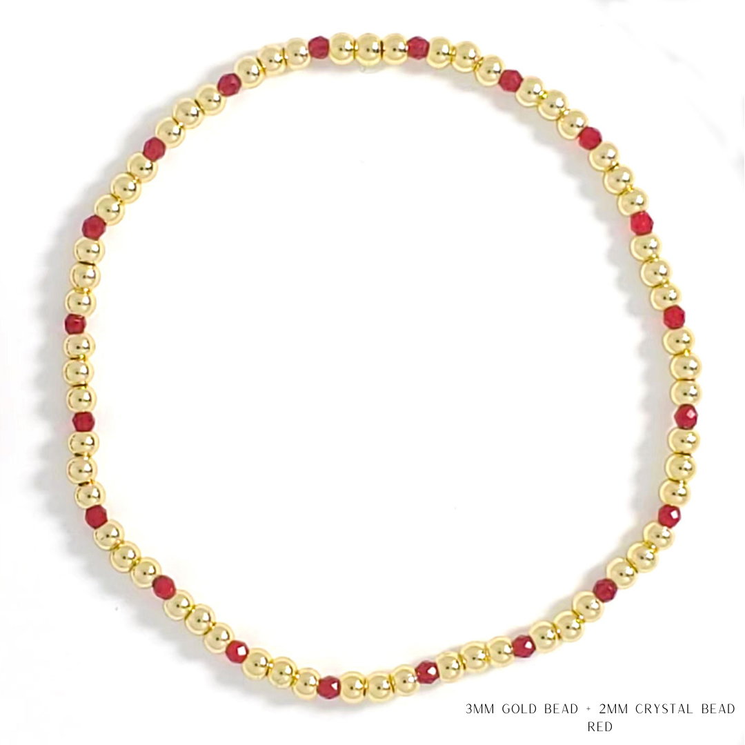 Savvy Bling - Vendita all'ingrosso Bracciale con perline - Bracciale con Perline in Oro e Cristalli Swarovski - Più Colori66