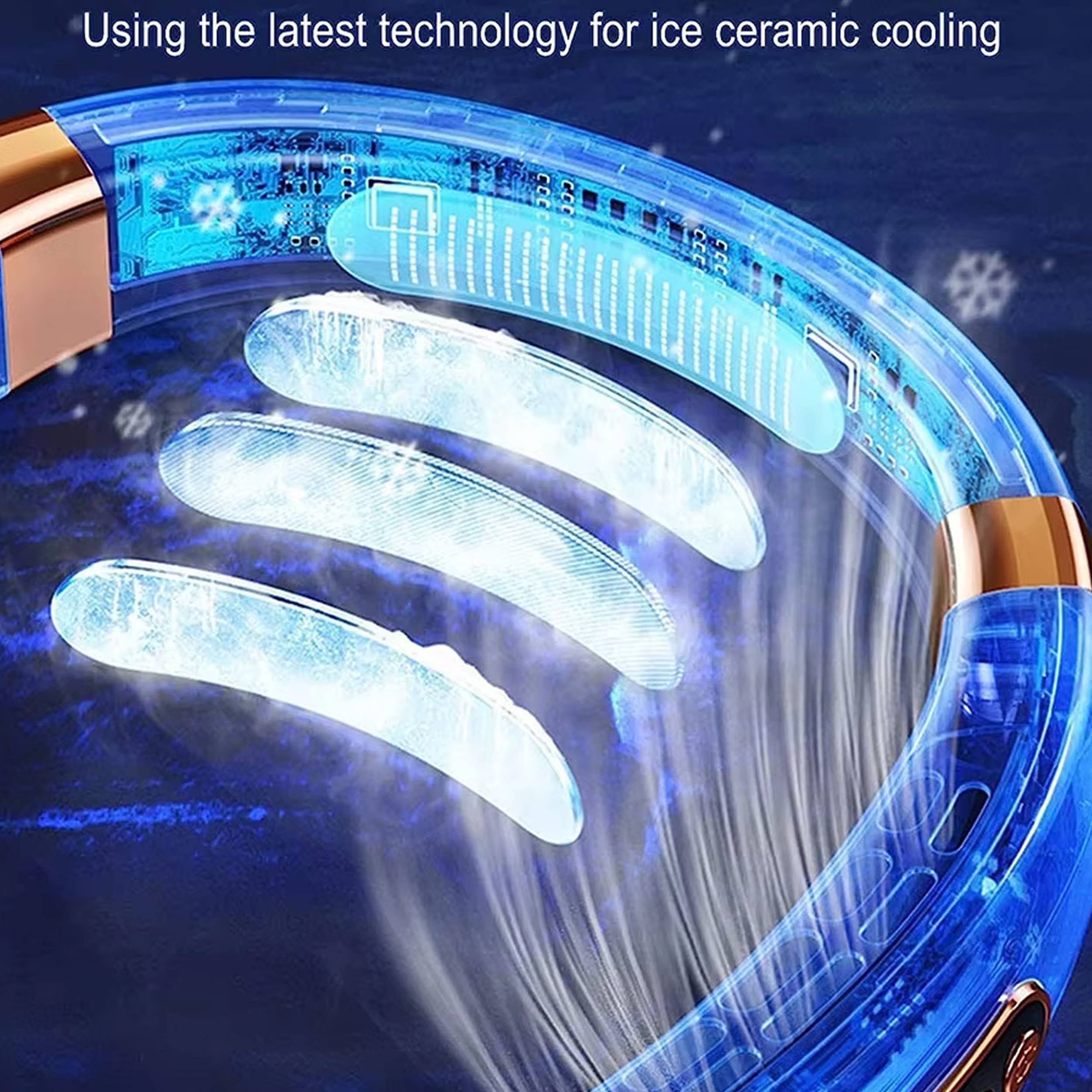 Lumbee Trade – wholesale Handheld electric fan – Portable Rechargeable Bladeless Hanging Neck Fan - Assorted1