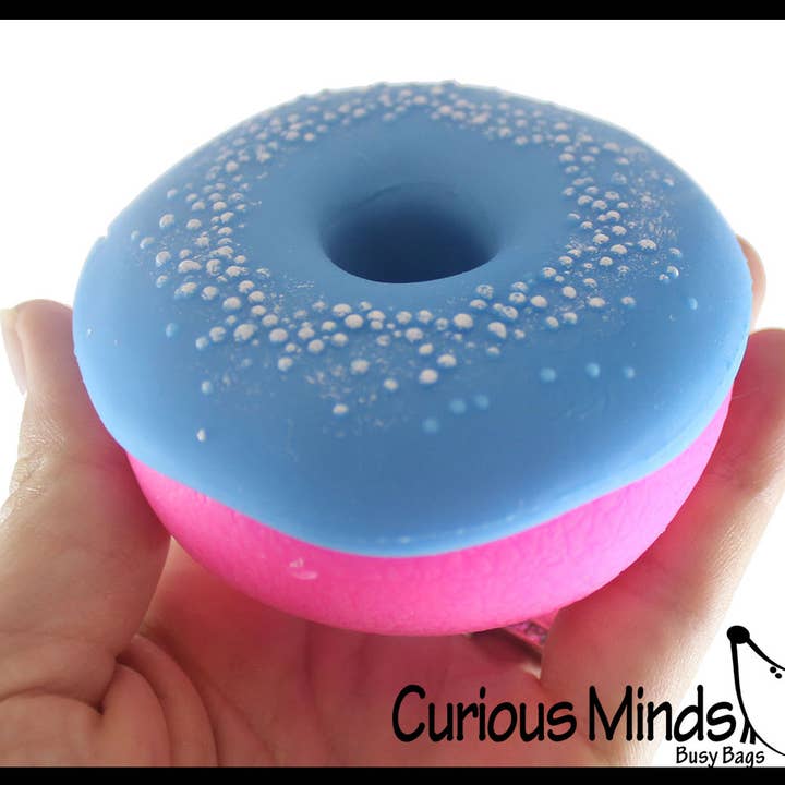 Curious Minds Toys - Wholesale Squishy Toy - Kids & Baby - 1 Donut Nee Doh Soft Squeeze Stress Ball