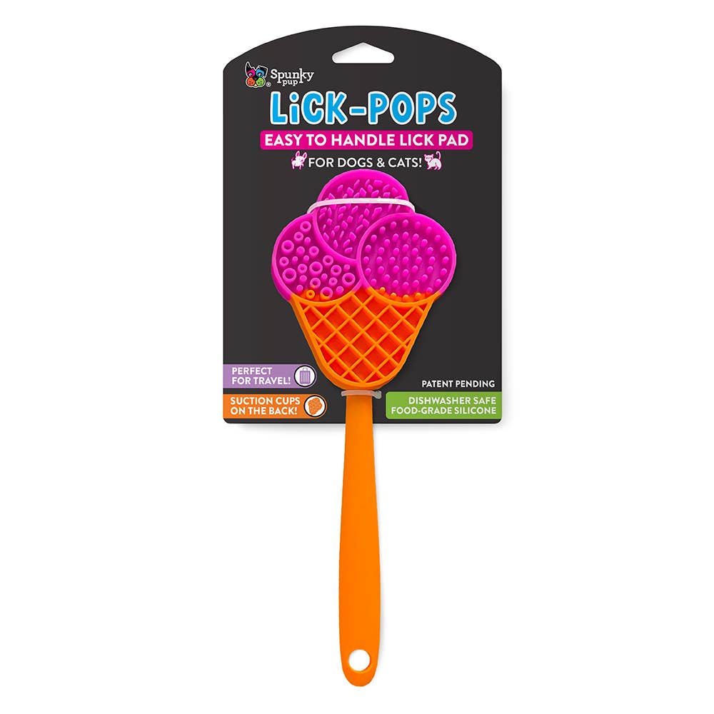 Spunky Pup - Vente Tapis de gamelle – chien - Lick Pops - Spatules à lécher pour chiens et chats14