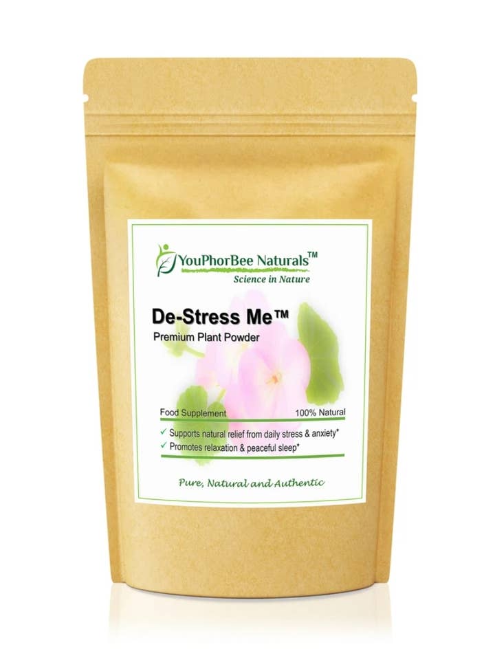De-stress Me™ Plant Powder for wholesale by YOUPHORBEE NATURALS