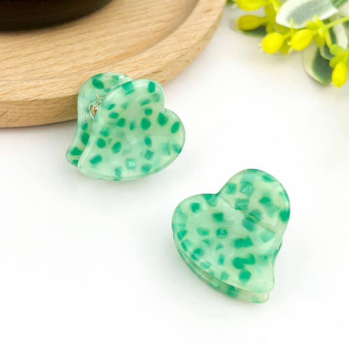 TheDivaSoap - Wholesale Hair Clip - Women's - Cute Mini Heart Acetate Claw Clip, Valentine's Day Hair Clip8