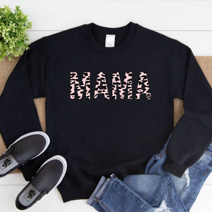 Mama- Sweatshirt por atacado de Bella Bean Studios